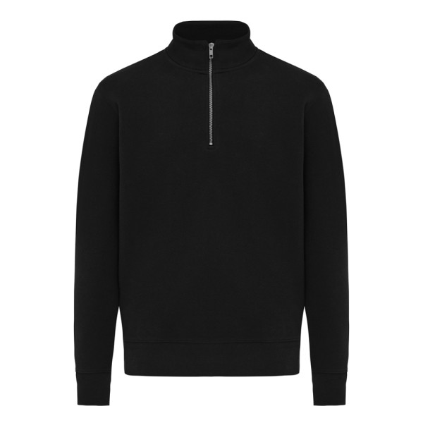 IQONIQ Elgon Quarter-Zip-Sweater aus rec. Baumwolle